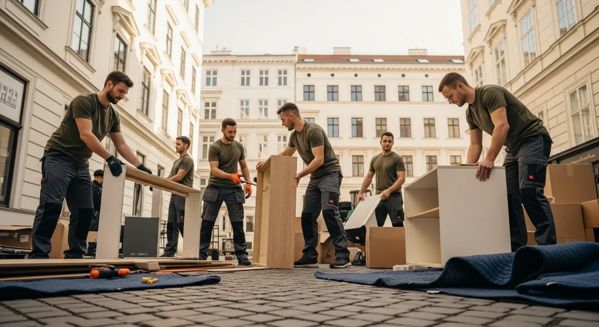 Möbelmontage & Logistik Wien – Jetzt anfragen Möbelmontage & Logistik in Wien | Top-Qualität von Entrümpelung Innsbruck